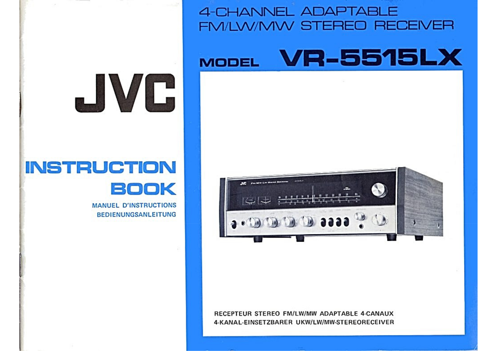 Jvc 5515-LX, VR-5515-LX Owners Manual