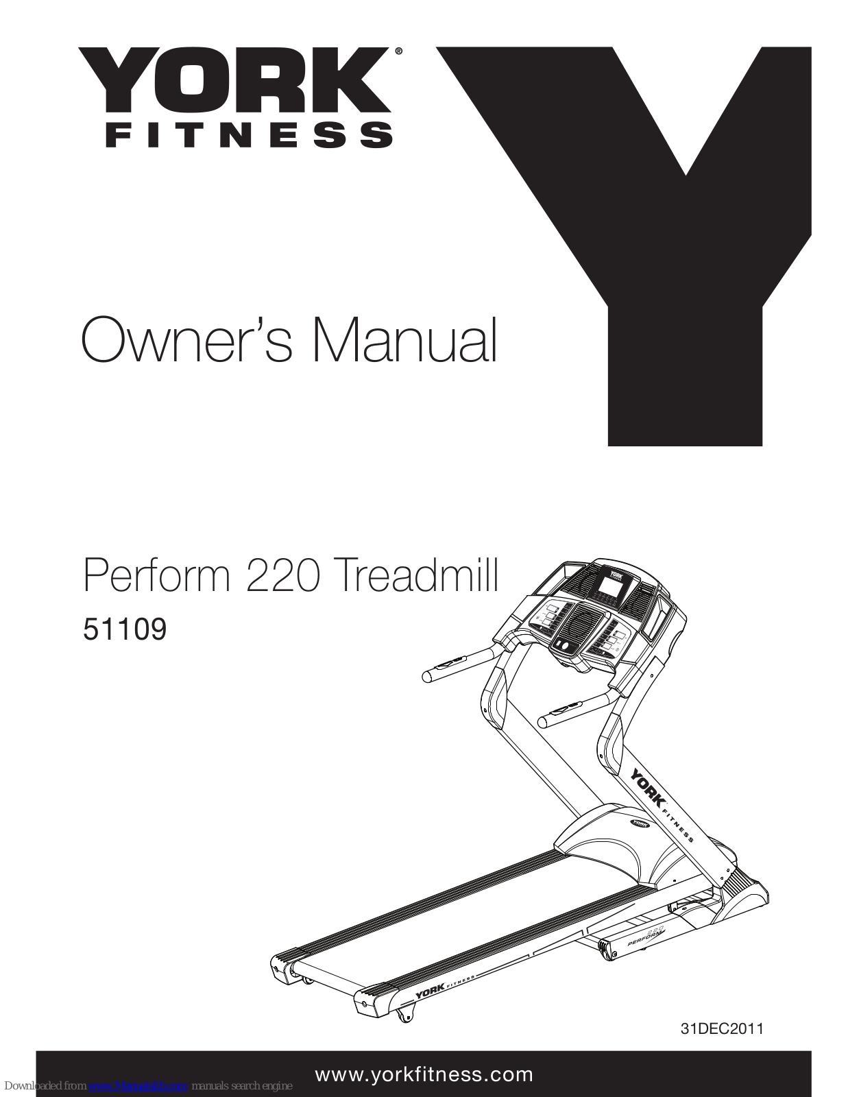 York Fitness 51109, Perform 220 Owner's Manual