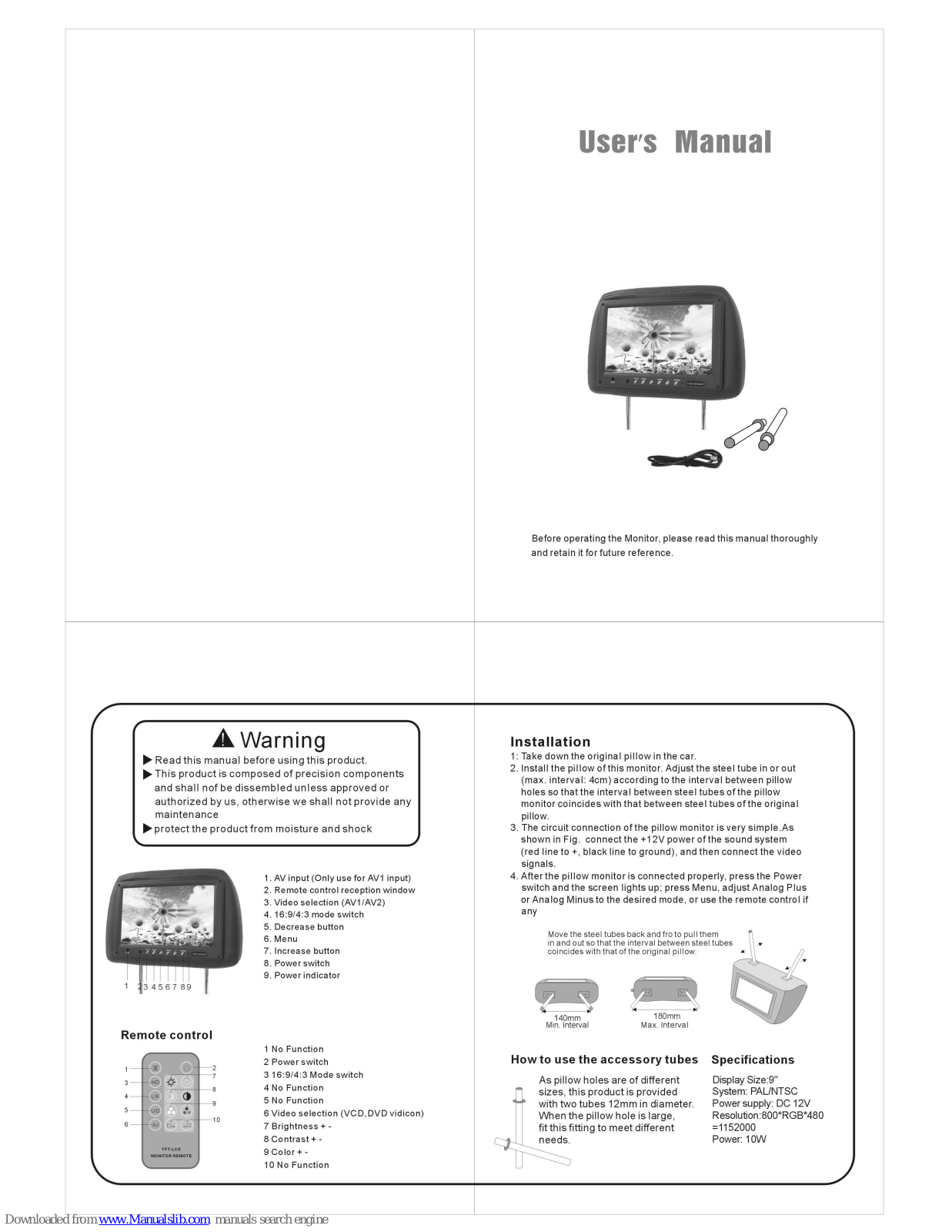 Pyle PL9PHRG User Manual - ManualMachine.com