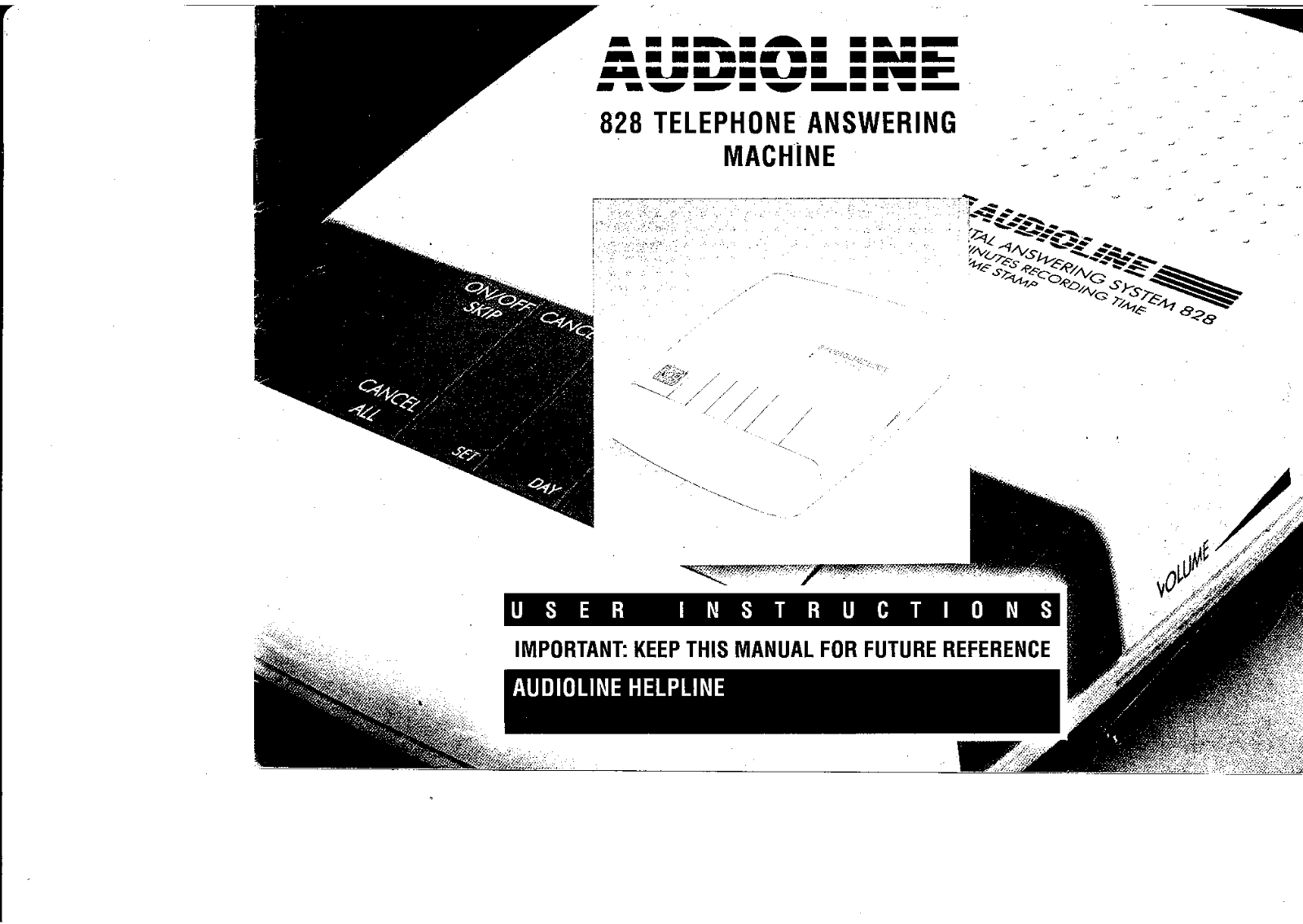 Audioline TAM828 User Manual