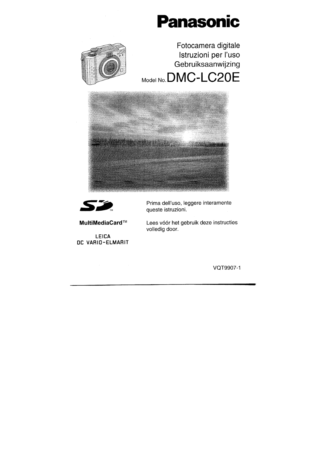 PANASONIC DMCLC20, DMCLC20E User Manual