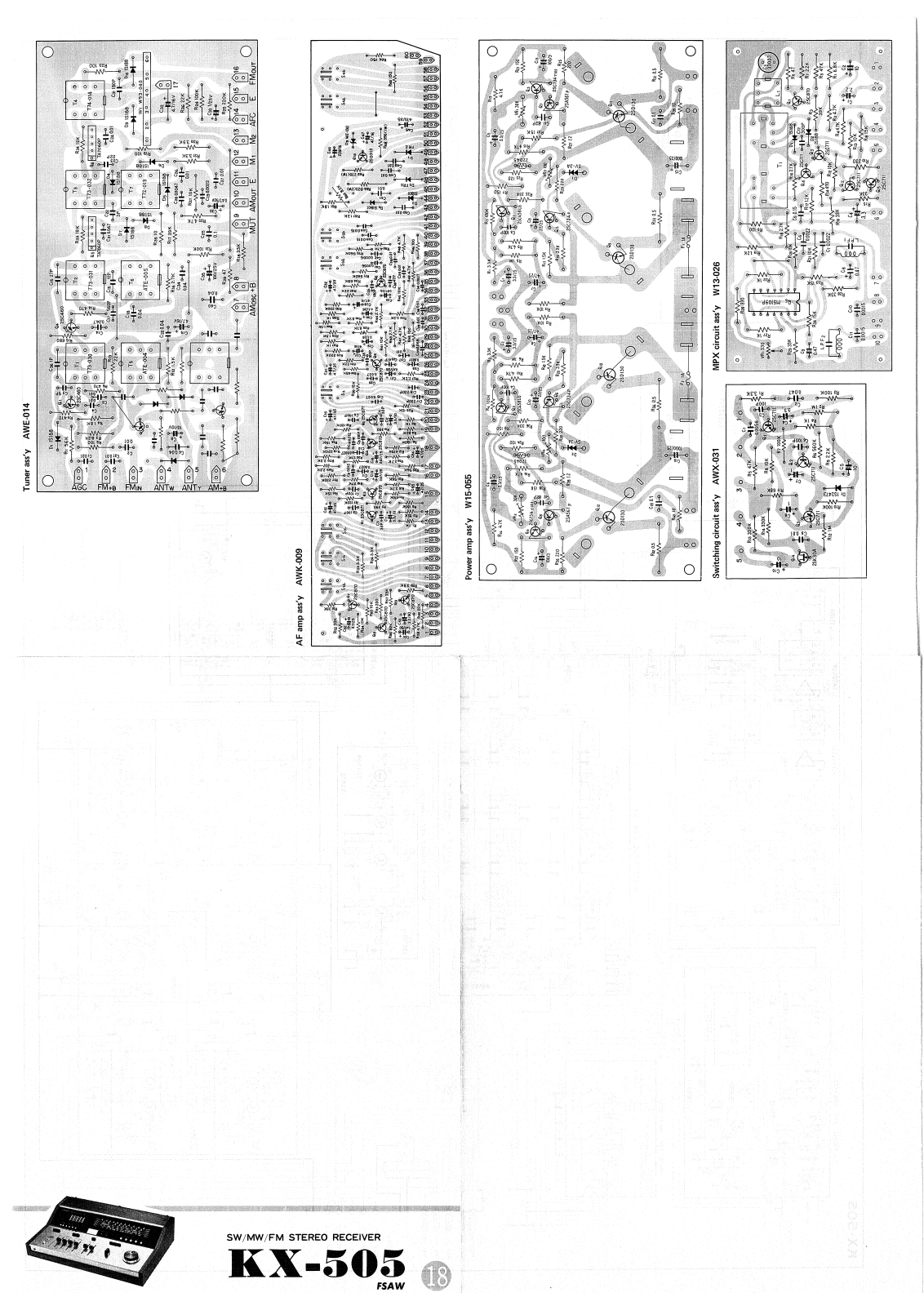 Pioneer KX-505 Service Manual