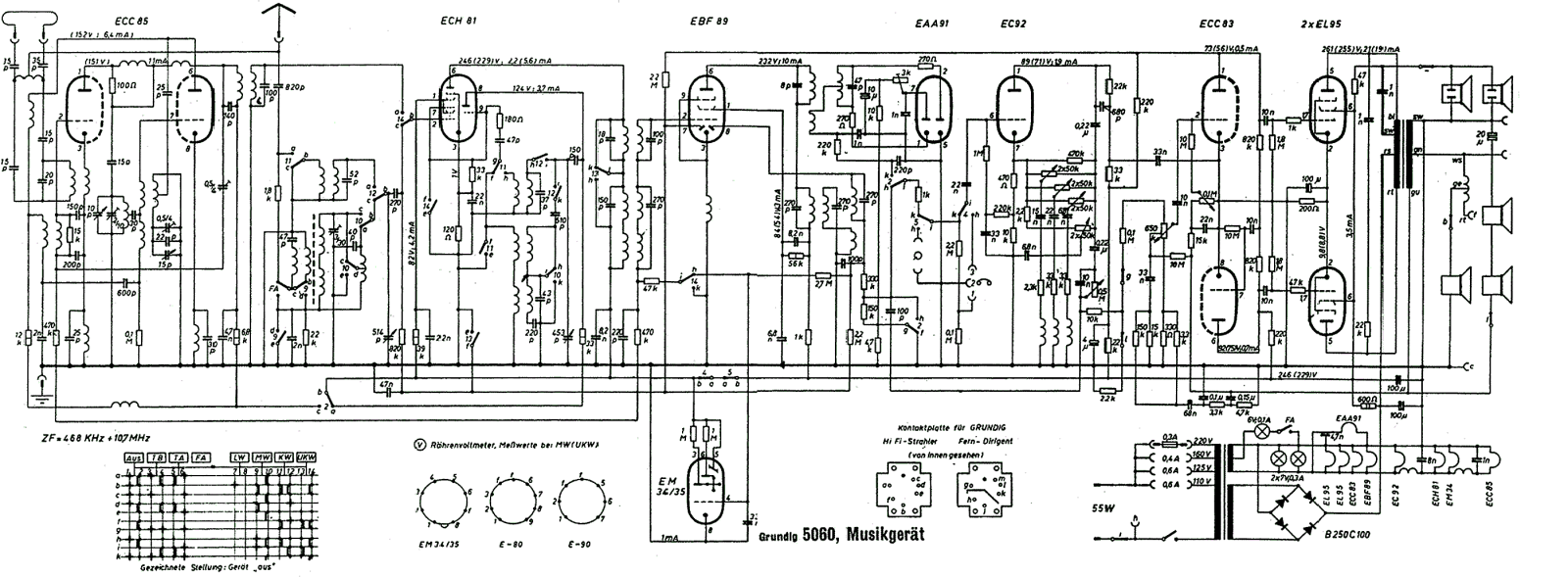 Grundig 5060 Schematic