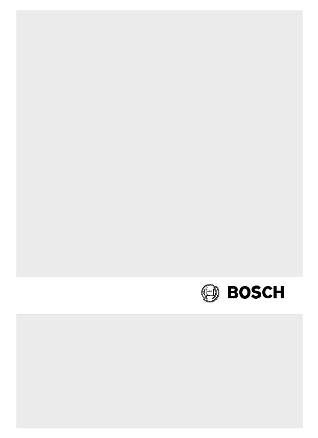 Bosch TKA8011 User Manual