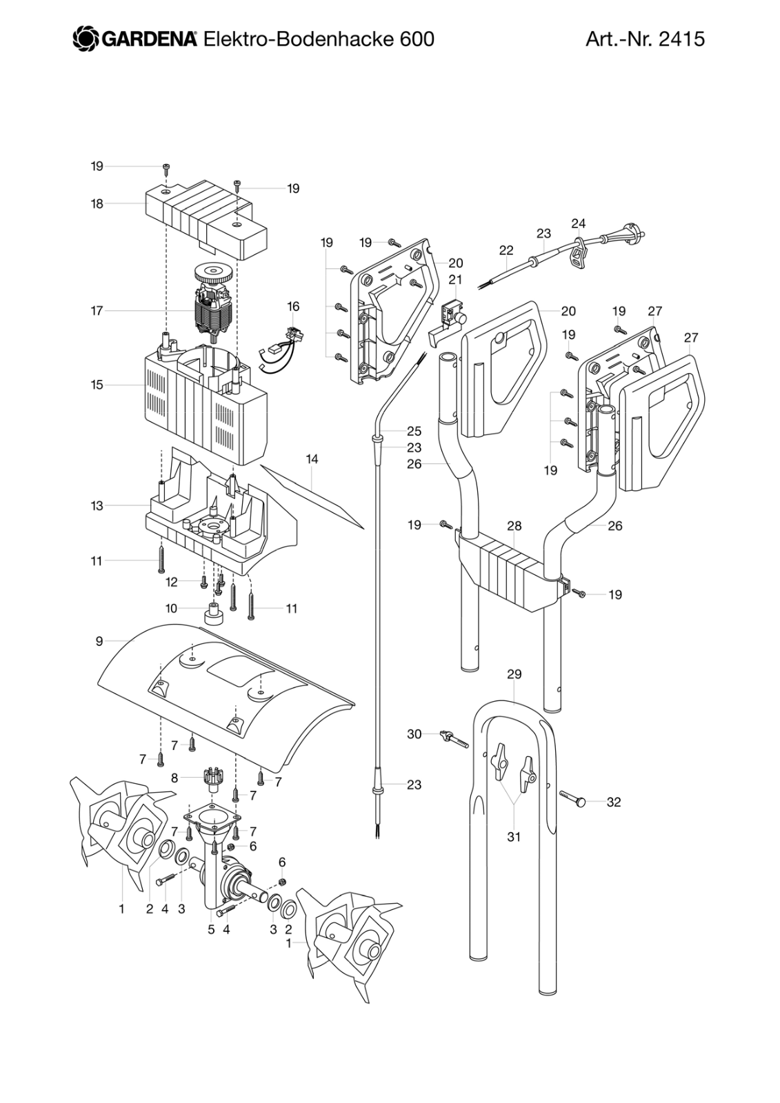 Gardena 600 User Manual