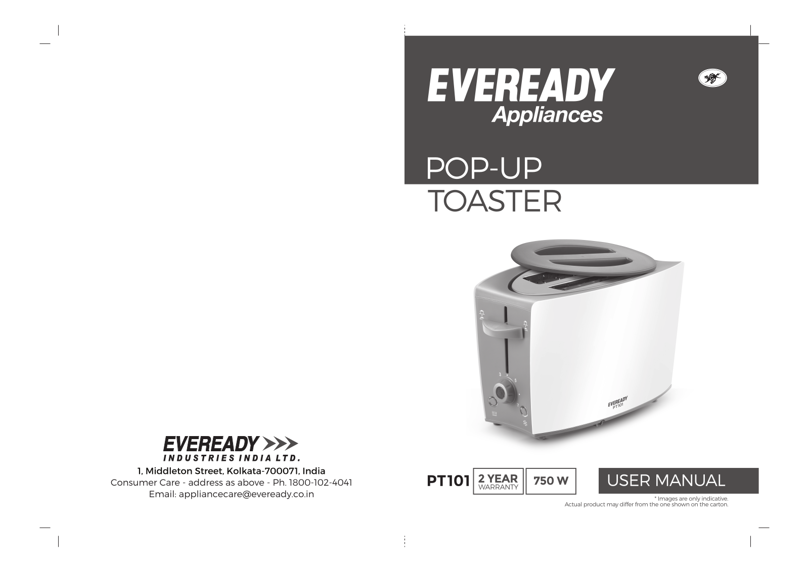 Eveready PT101 User Manual