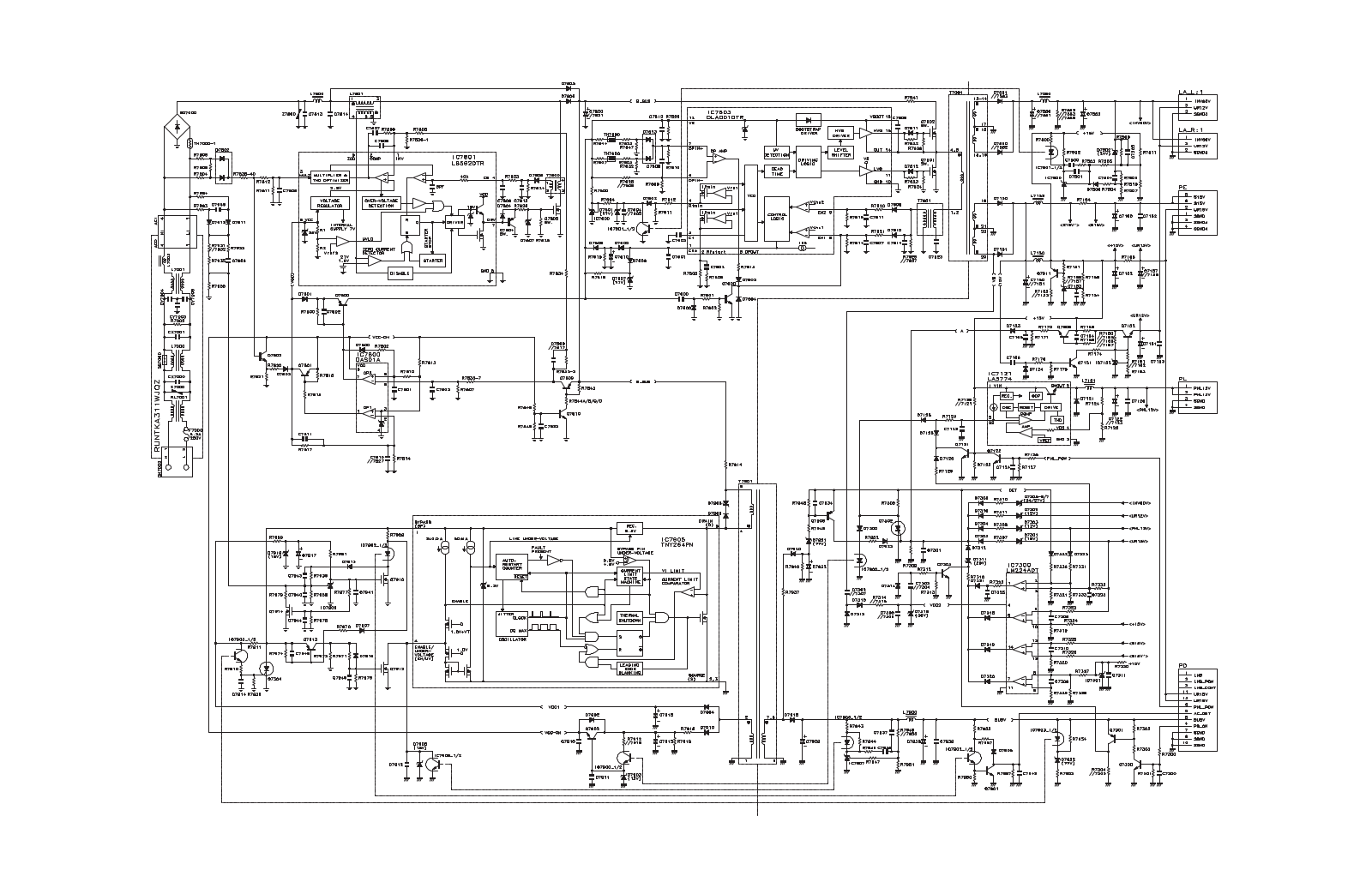 Delta DSP-304, DPS-304BP Schematic