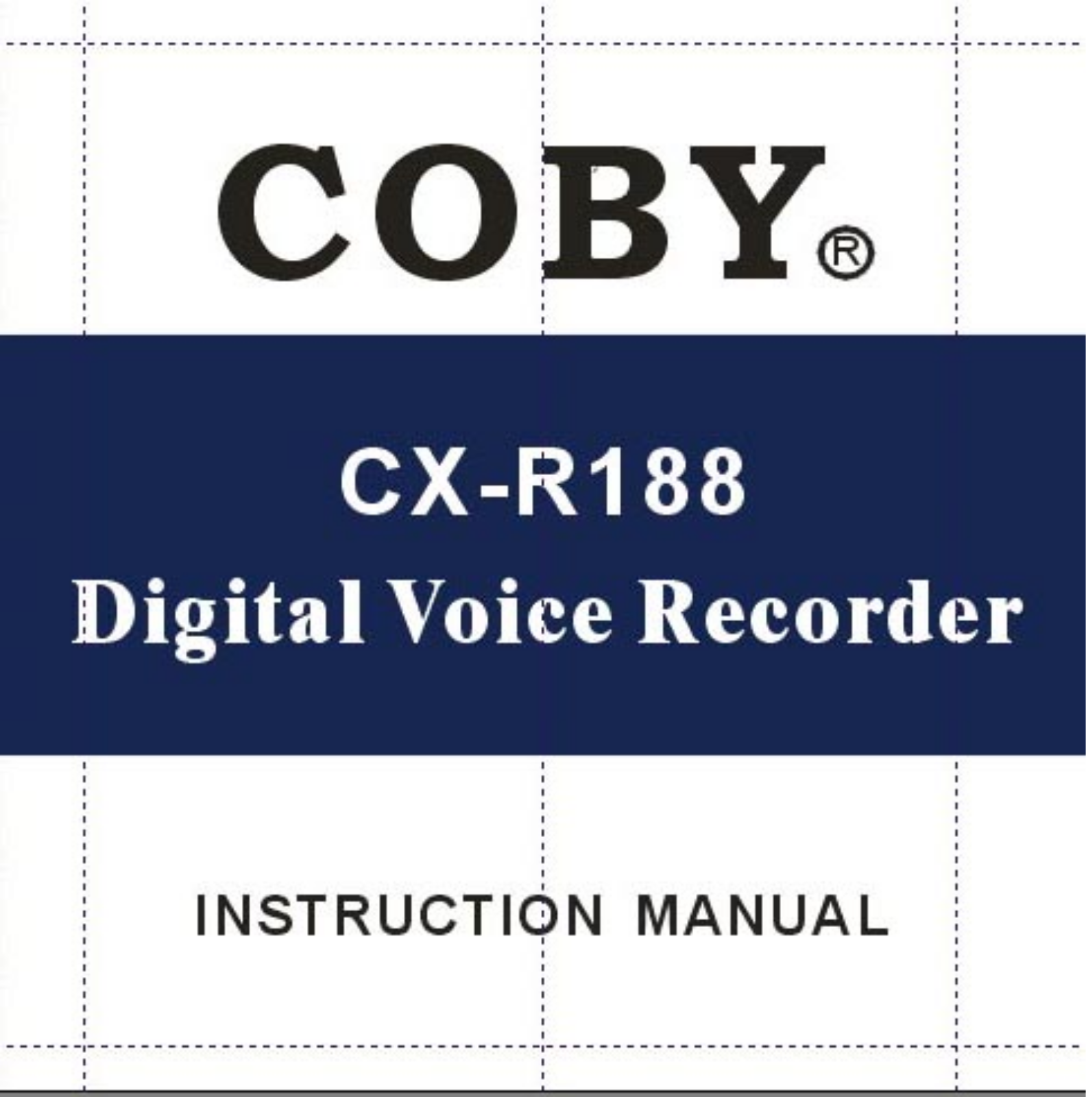 Coby Electronics CXR-188 Owners manual