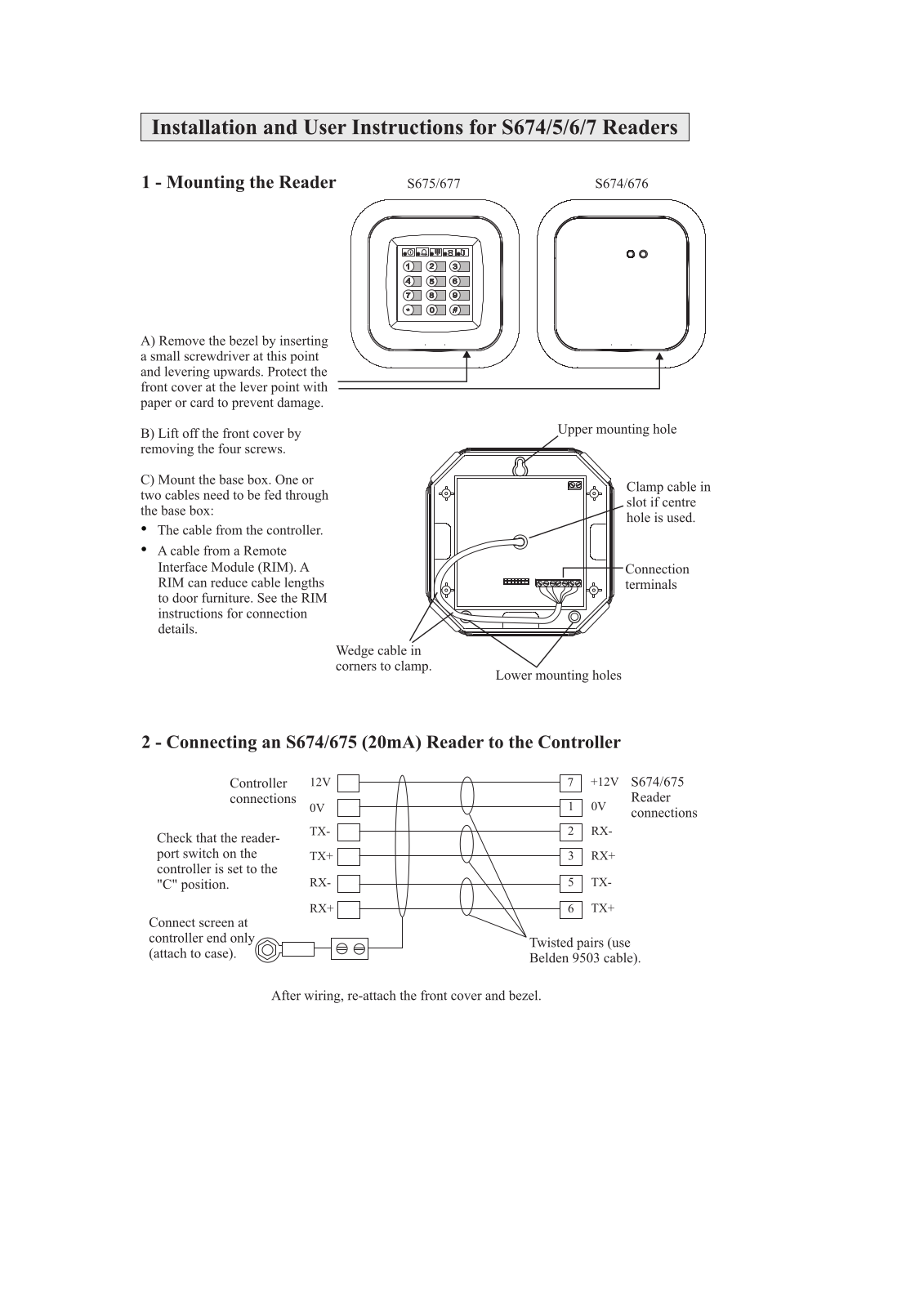 G4S Technology S674 User Manual