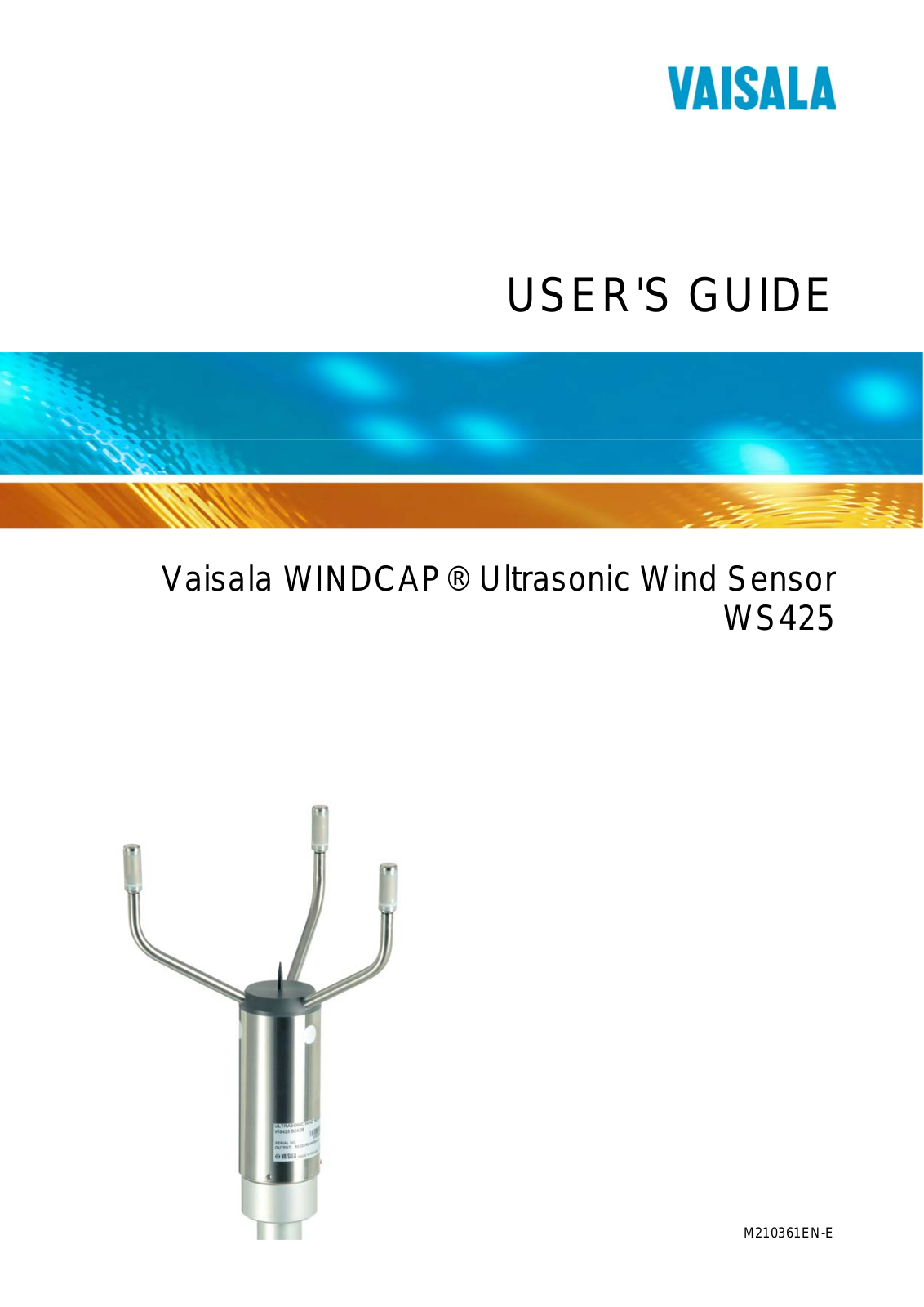 Vaisala WS425 User Manual