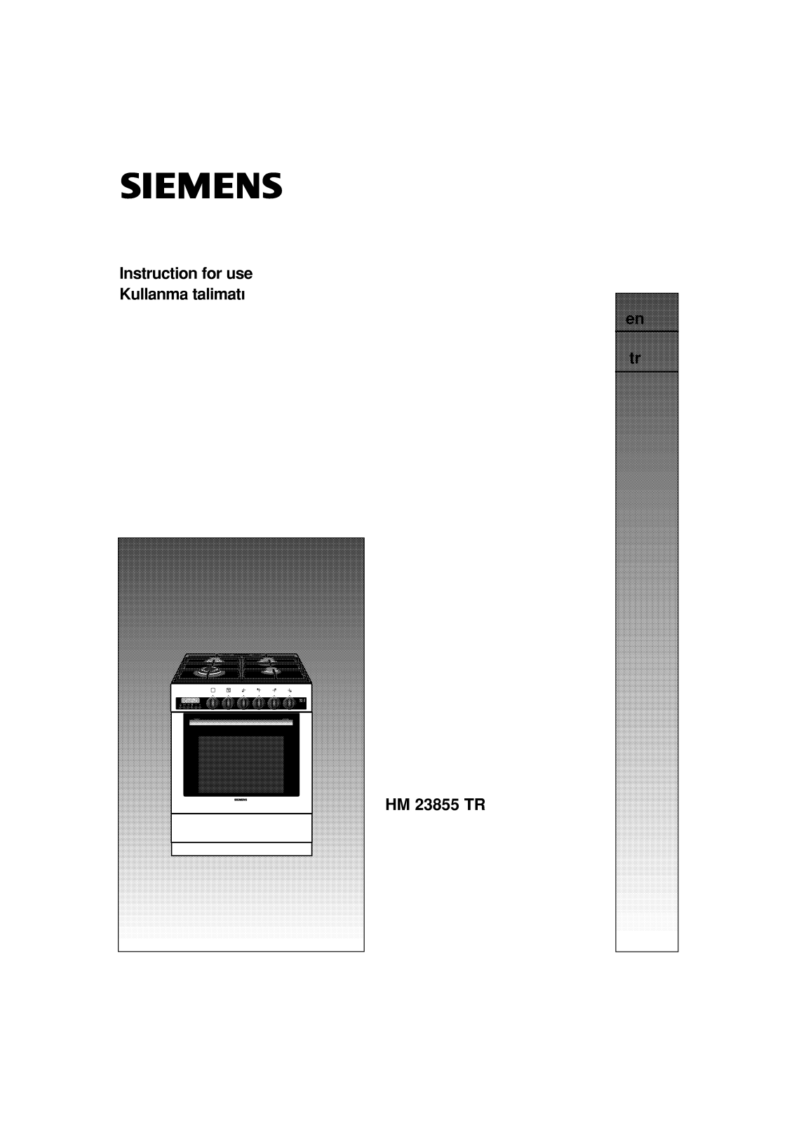 Siemens HM23855TR User guide