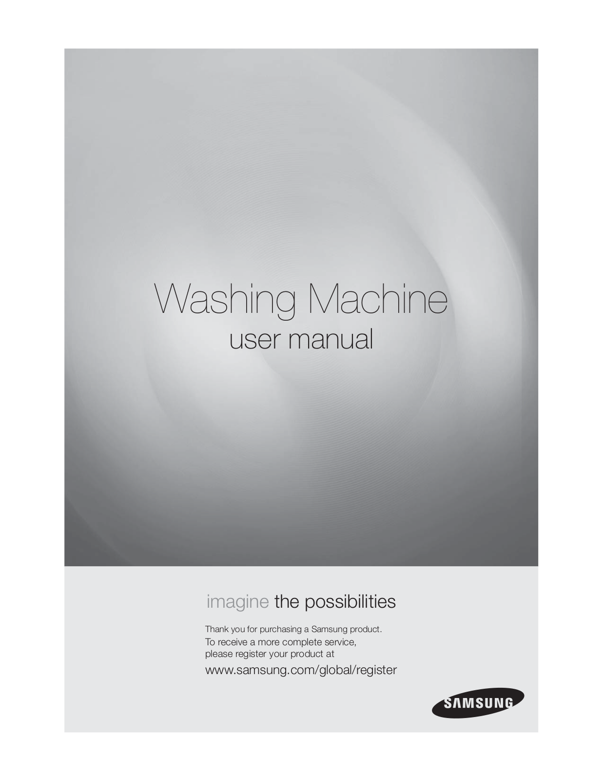 Samsung WA13U7, WA10U7 User Manual