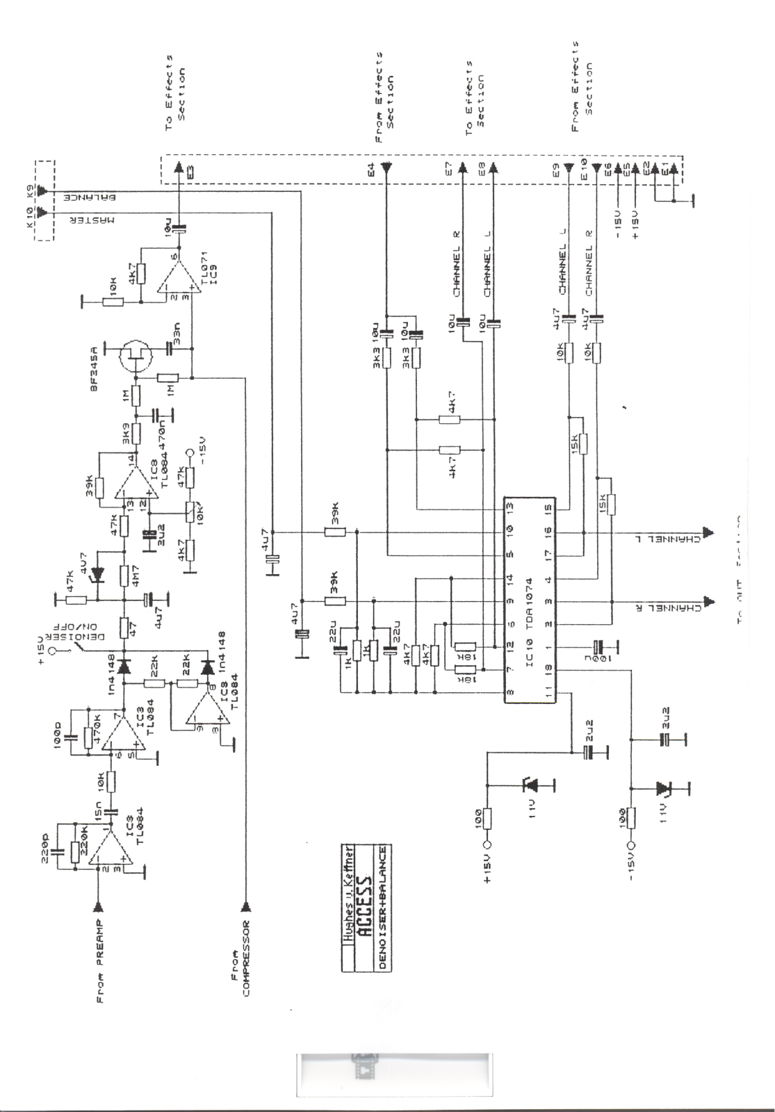 Hughes Kettner access schematic