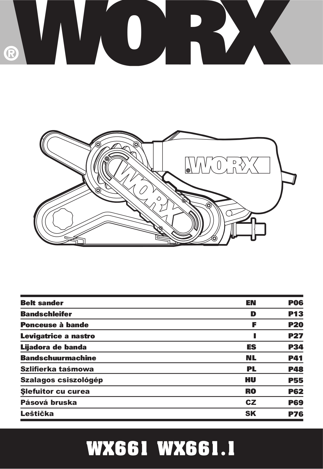 Worx WX661.1 operation manual