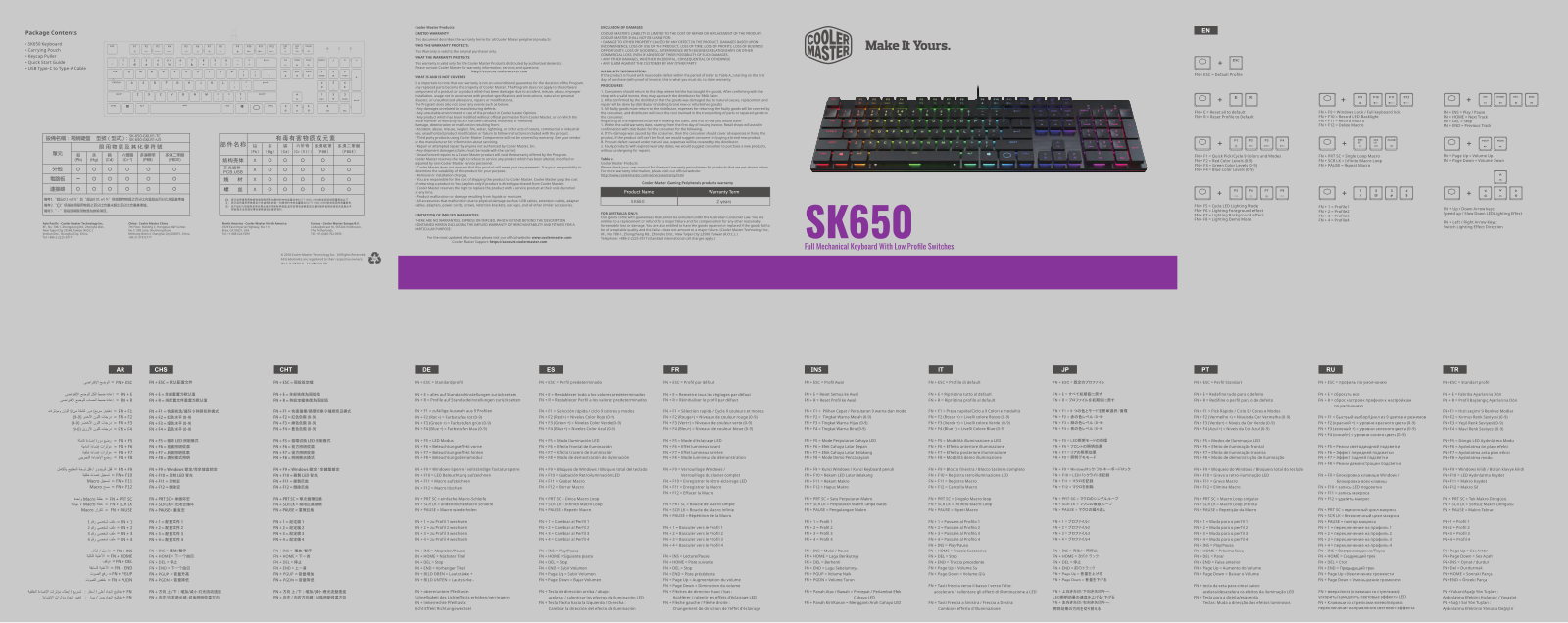 Cooler Master SK-650-SKLR1-RU User Manual