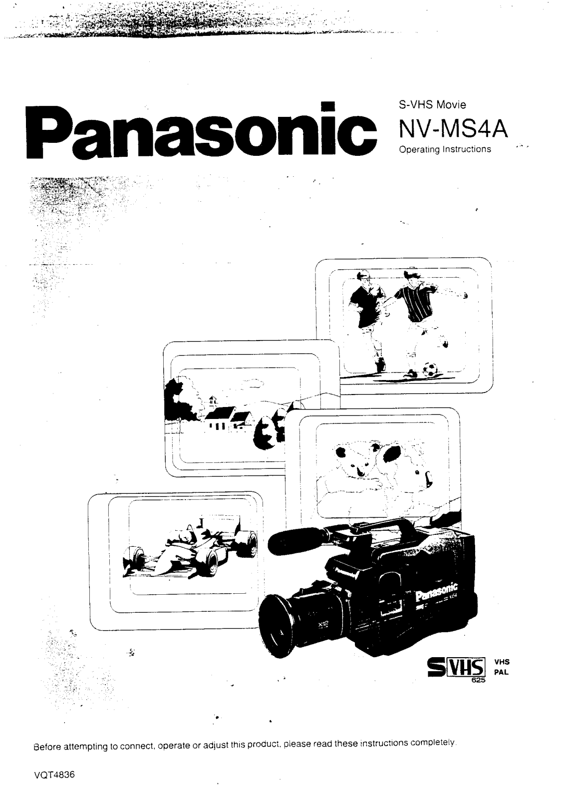 Panasonic NV-MS4A User Manual