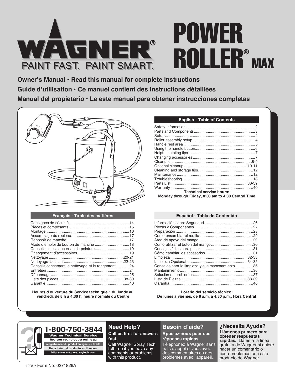 Wagner Power Roller Max User Manual