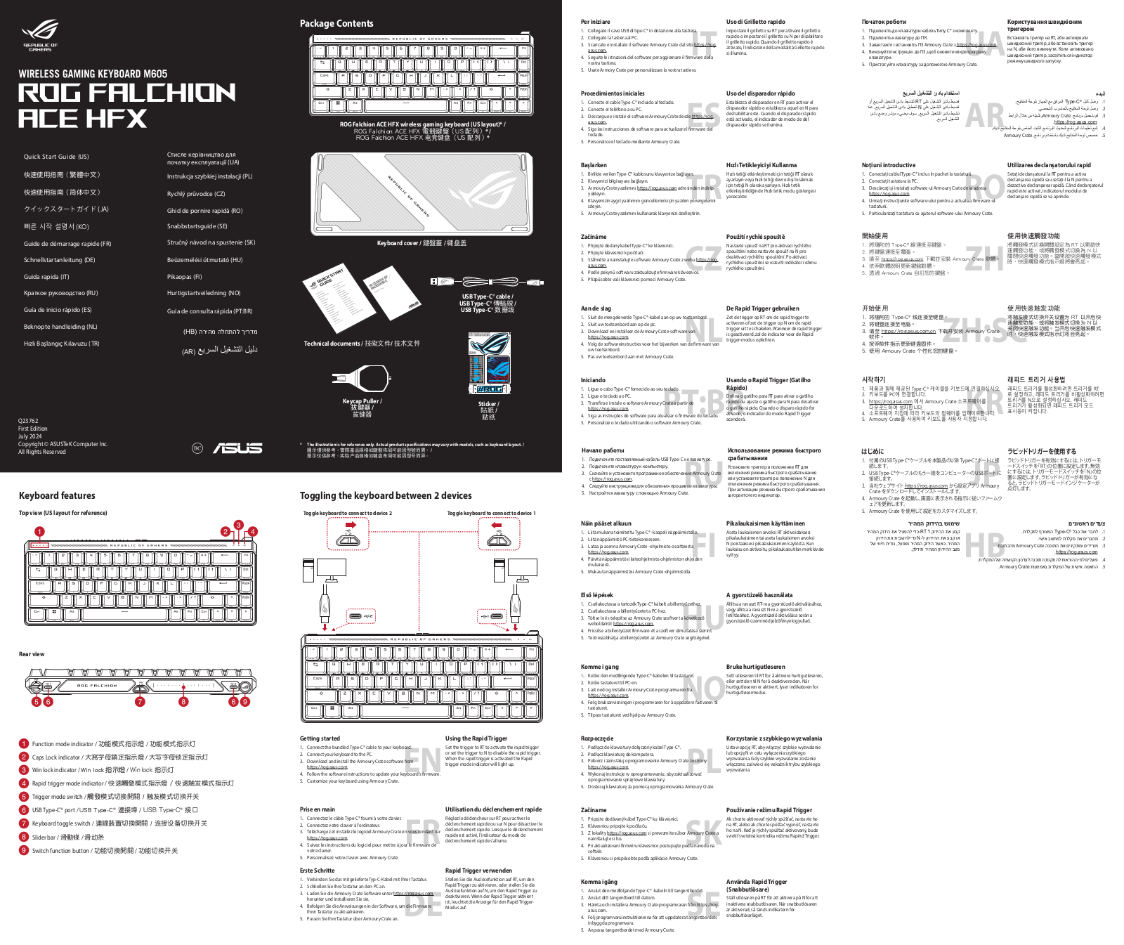 ASUS ROG Falchion Ace HFX User guide - ManualMachine.com