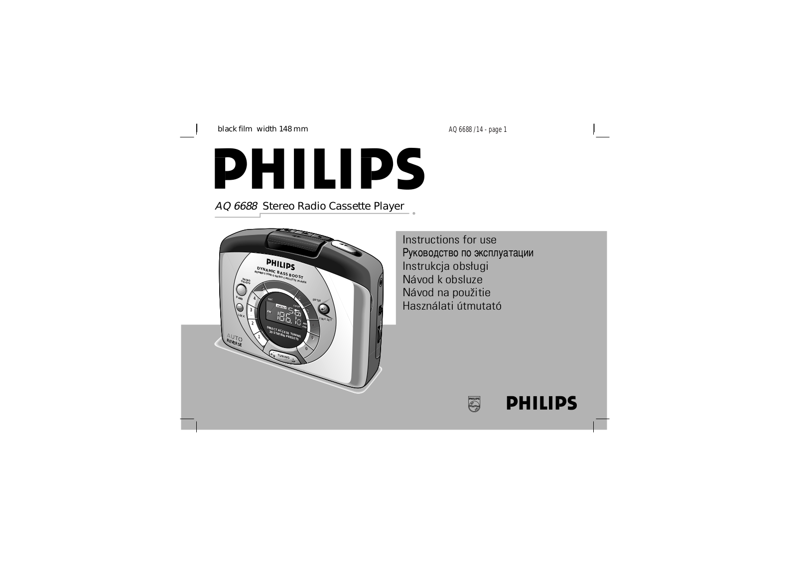 Philips AQ6688/14 User Manual