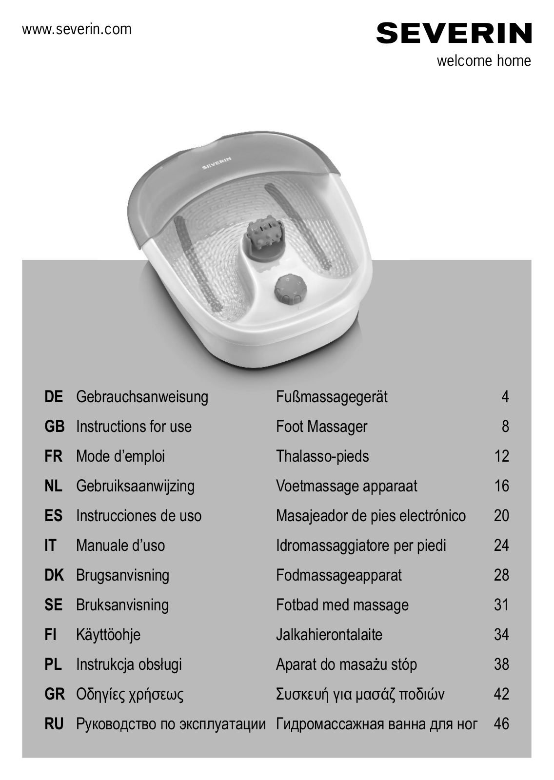 Severin FM 7635 User Manual