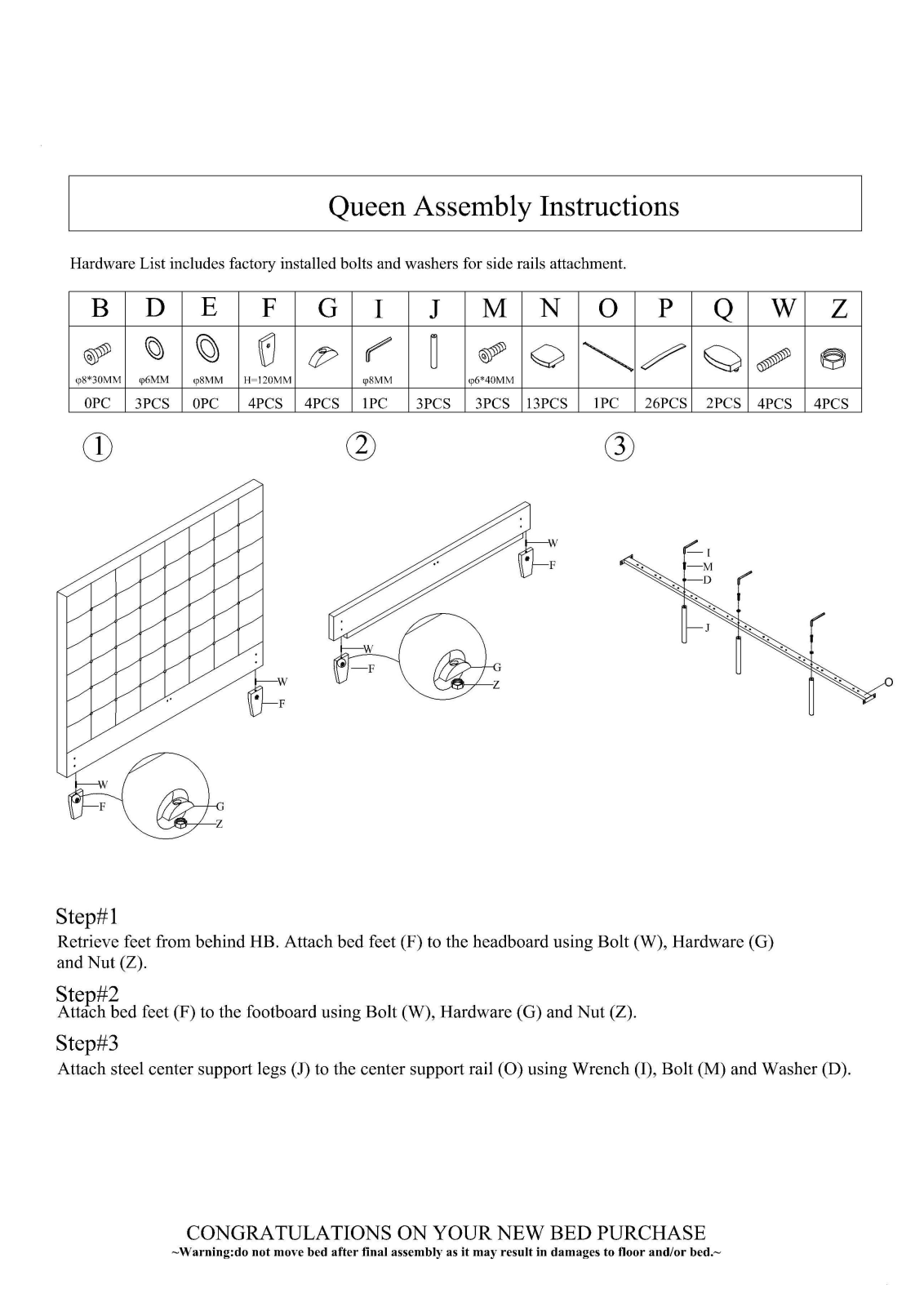 Brayden Studio BSTU1886 Assembly Instructions