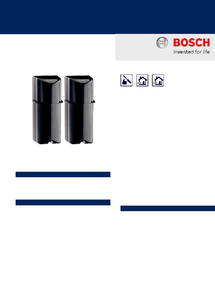 Bosch ISC-FPB1-W90DS, ISC-FPB1-W60DS, ISC-FPB1-W30DS Specsheet