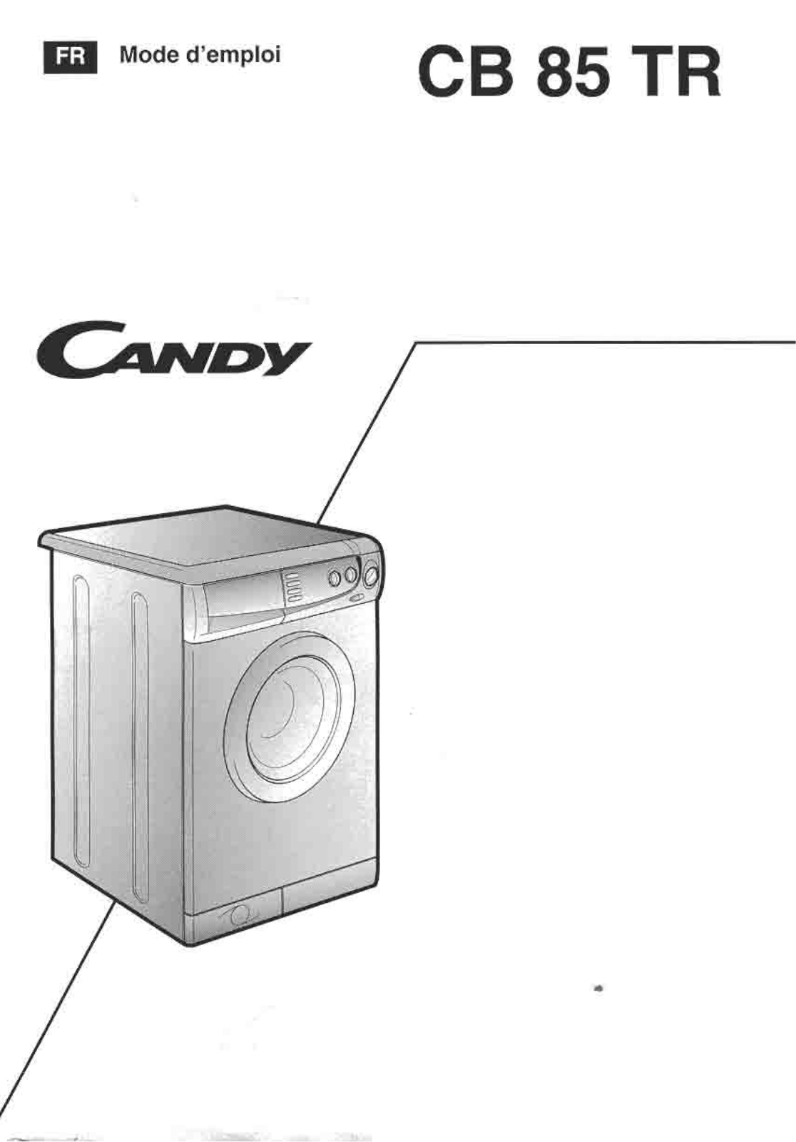 CANDY CB 85 TR User Manual