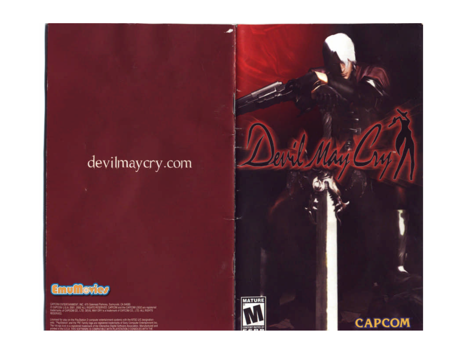 Capcom Devil May Cry User Manual