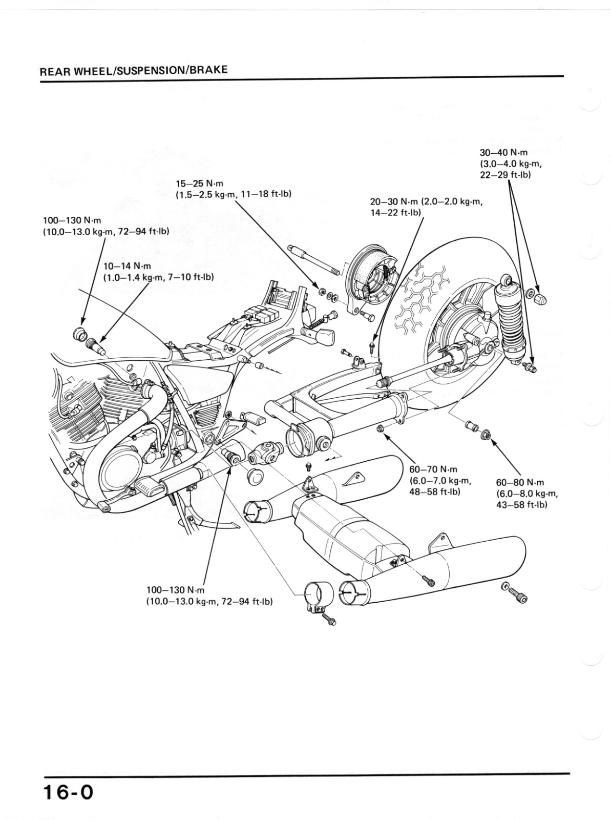 Honda VT 700, VT 750 Service Manual 16