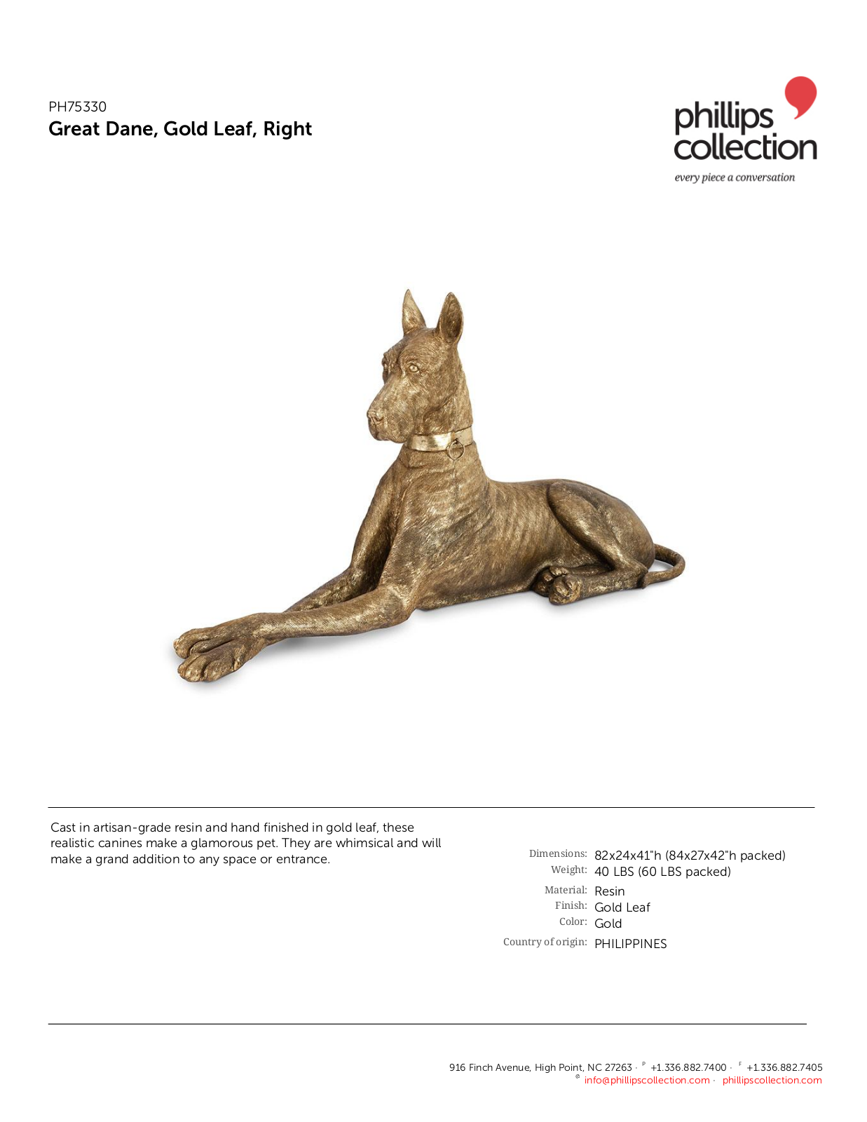 Phillips Collection TPC10515 Specifications - ManualMachine.com