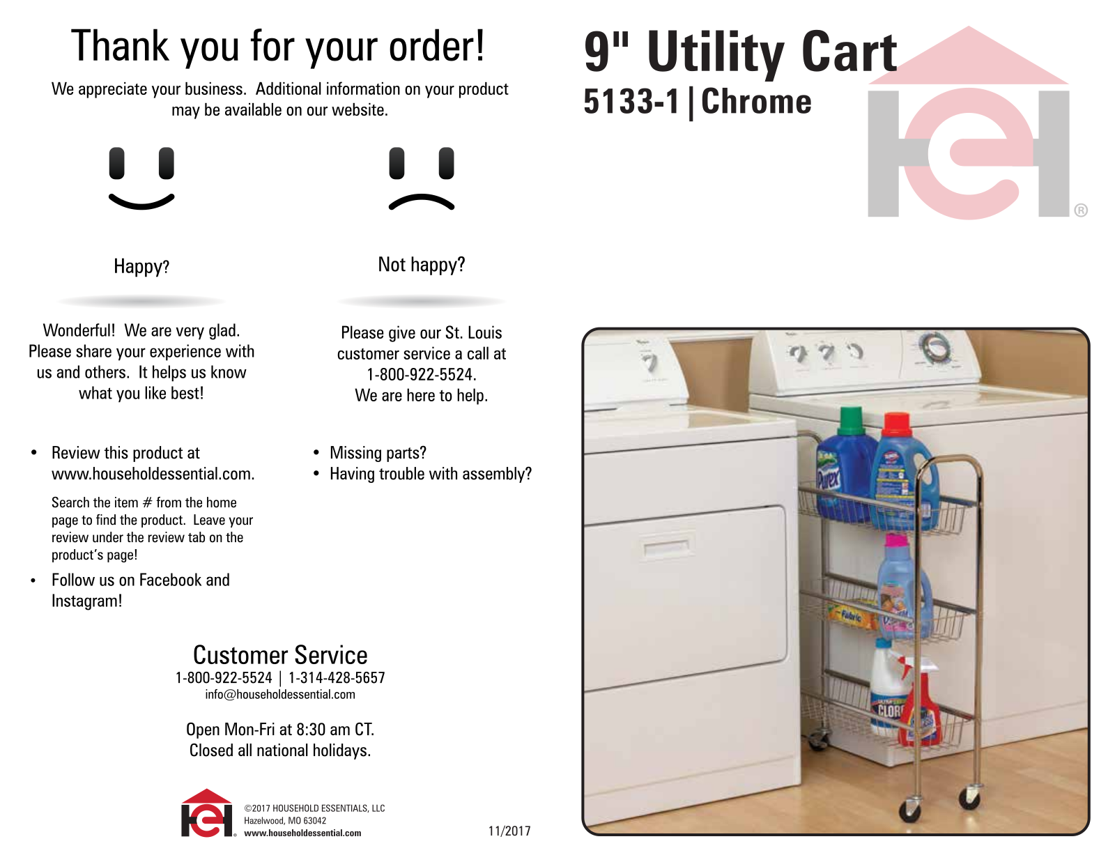 Household Essentials HUU2139 Installation & Assembly - ManualMachine.com