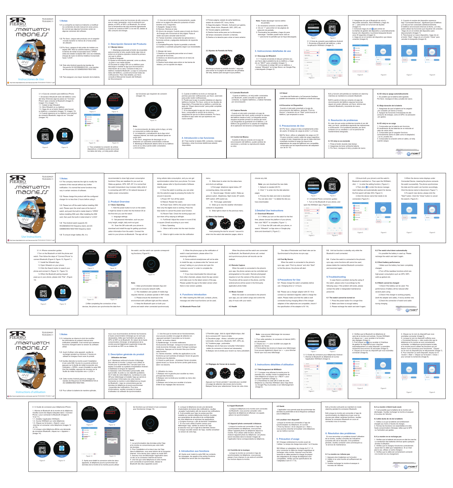 imperii electronics Smartwatch Madness Instruction Manual