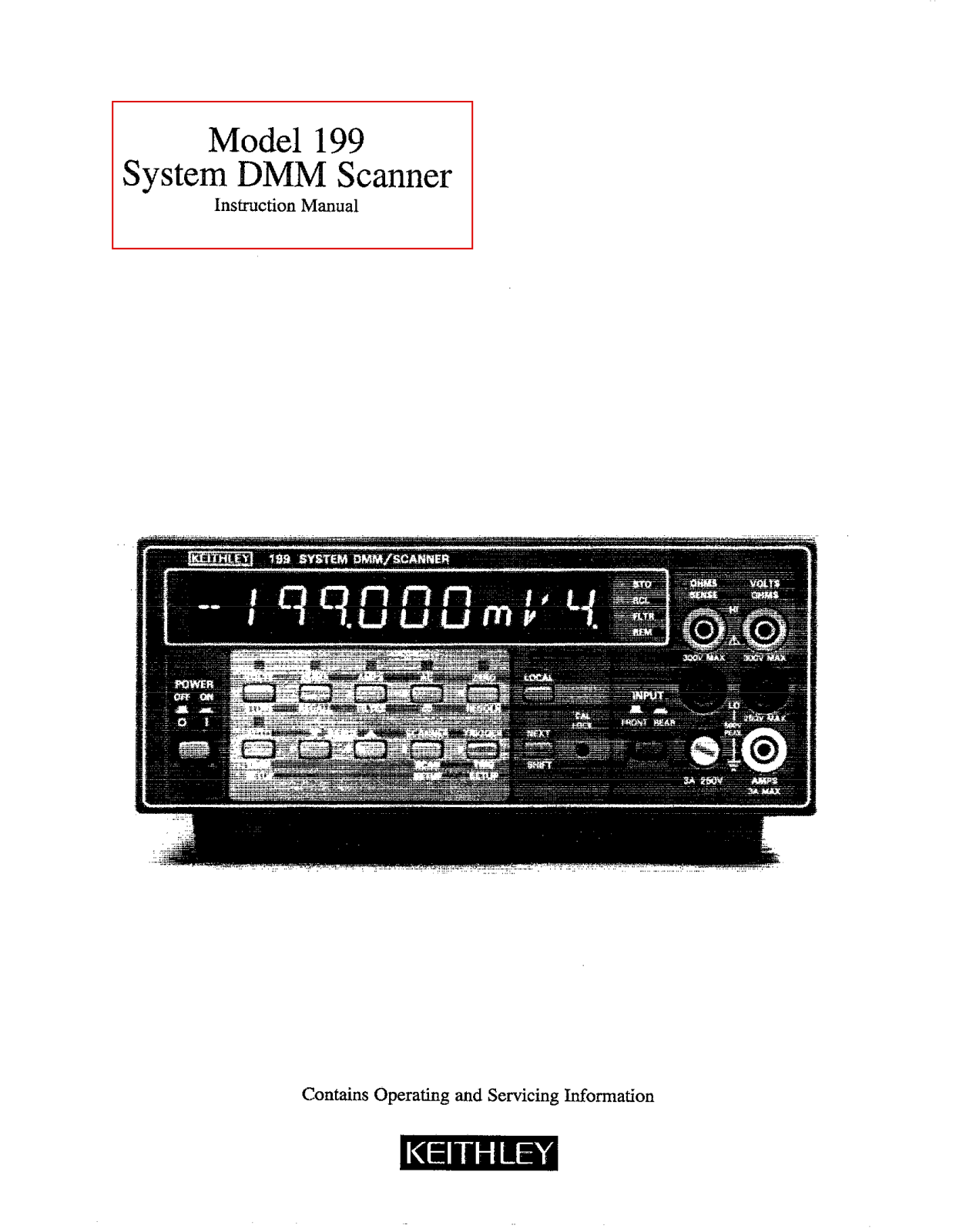 Keithley 199man schematic - ManualMachine.com