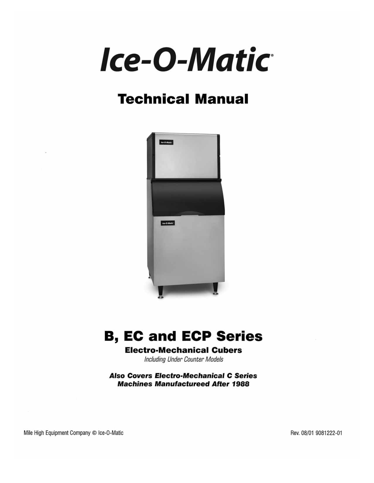 Ice-O-Matic C105 Service Manual