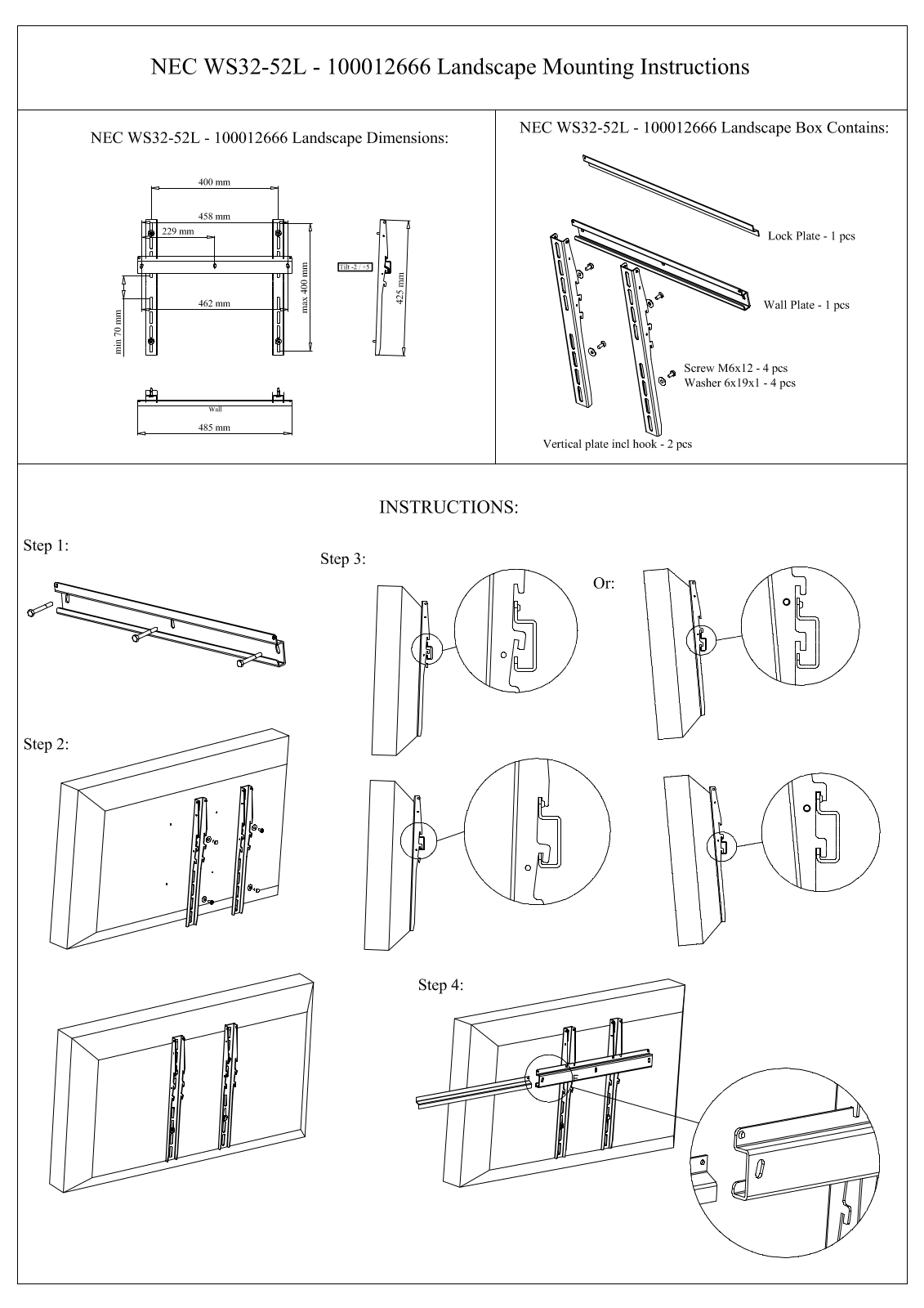 Sharp PDW-S-32-65-L User guide - ManualMachine.com