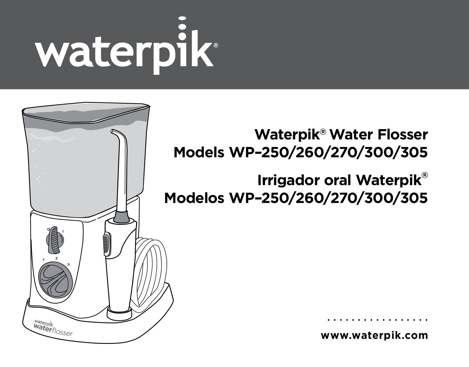 Waterpik WP–250 User Manual