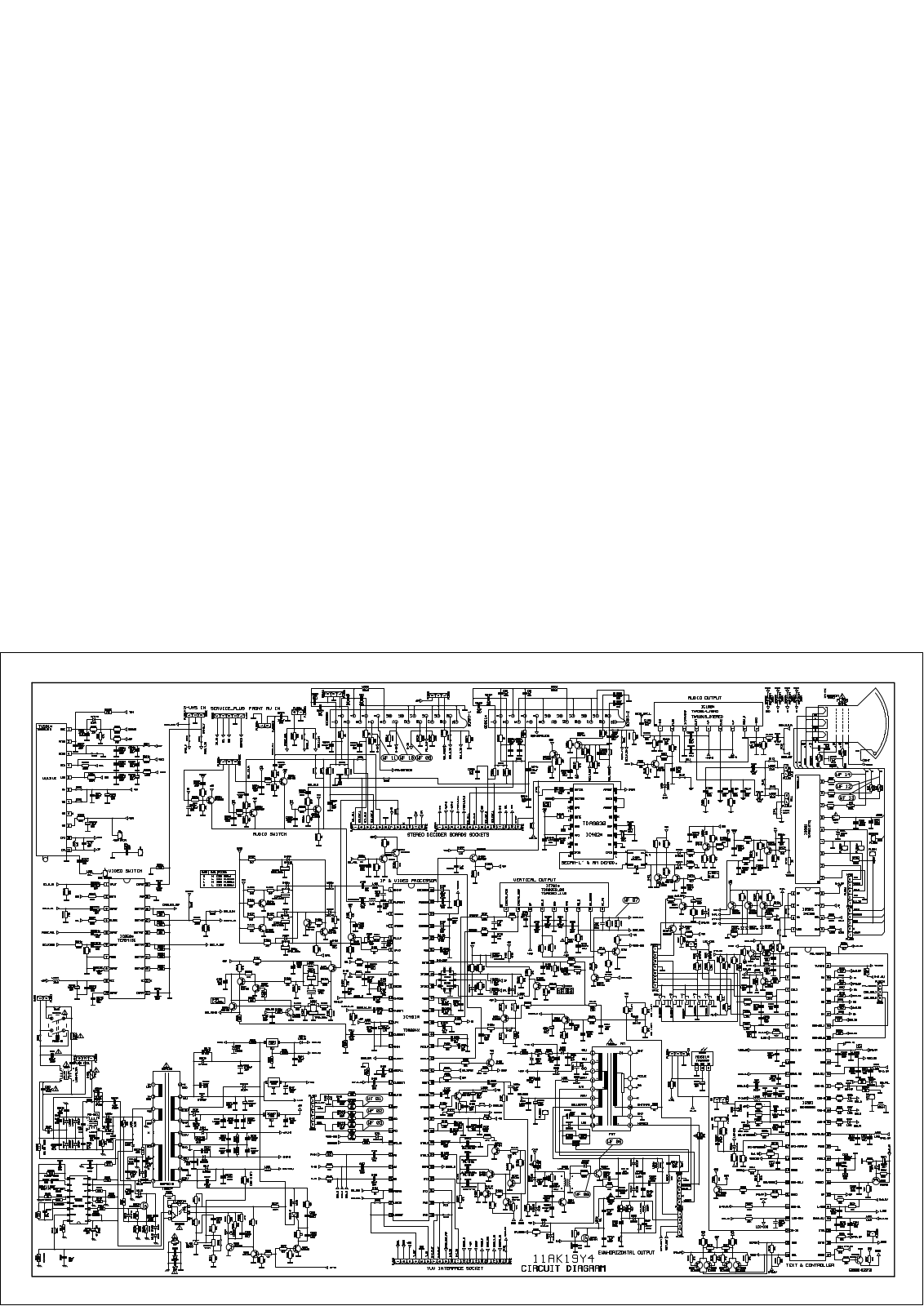 Vestel 11AK19Y4 Schematic