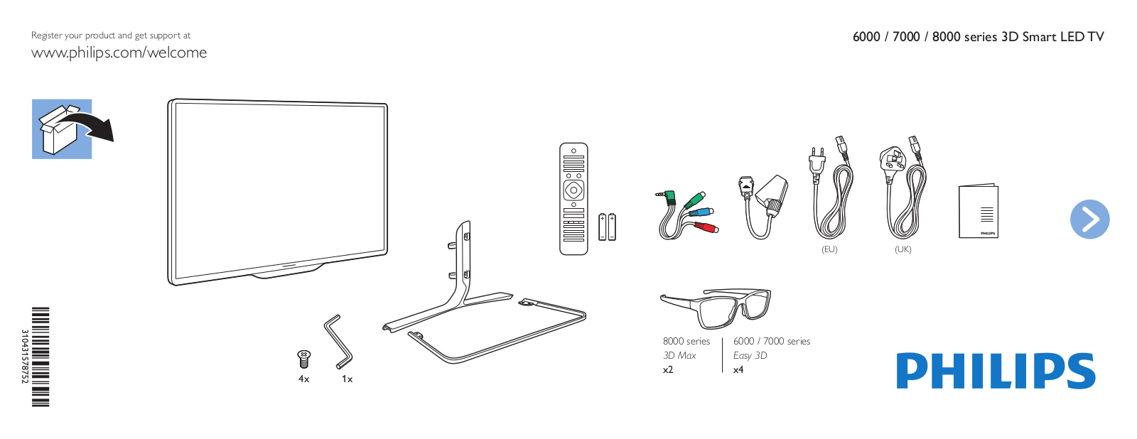 Philips 8000, 7000, 6000 User Manual