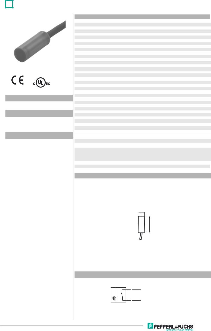 Pepperl Fuchs NJ5-11-N-5M Data Sheet
