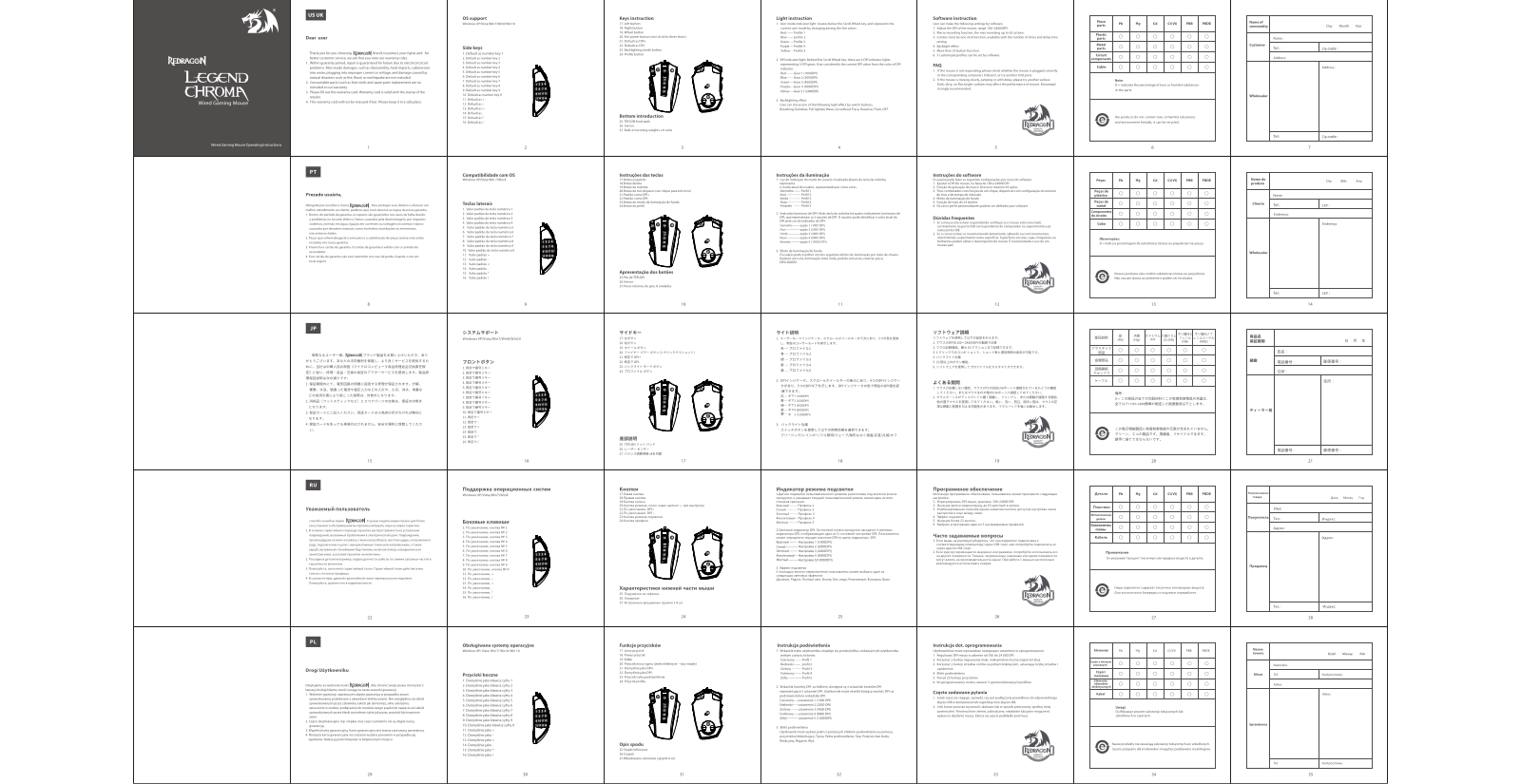 Redragon Legend Chroma User Manual