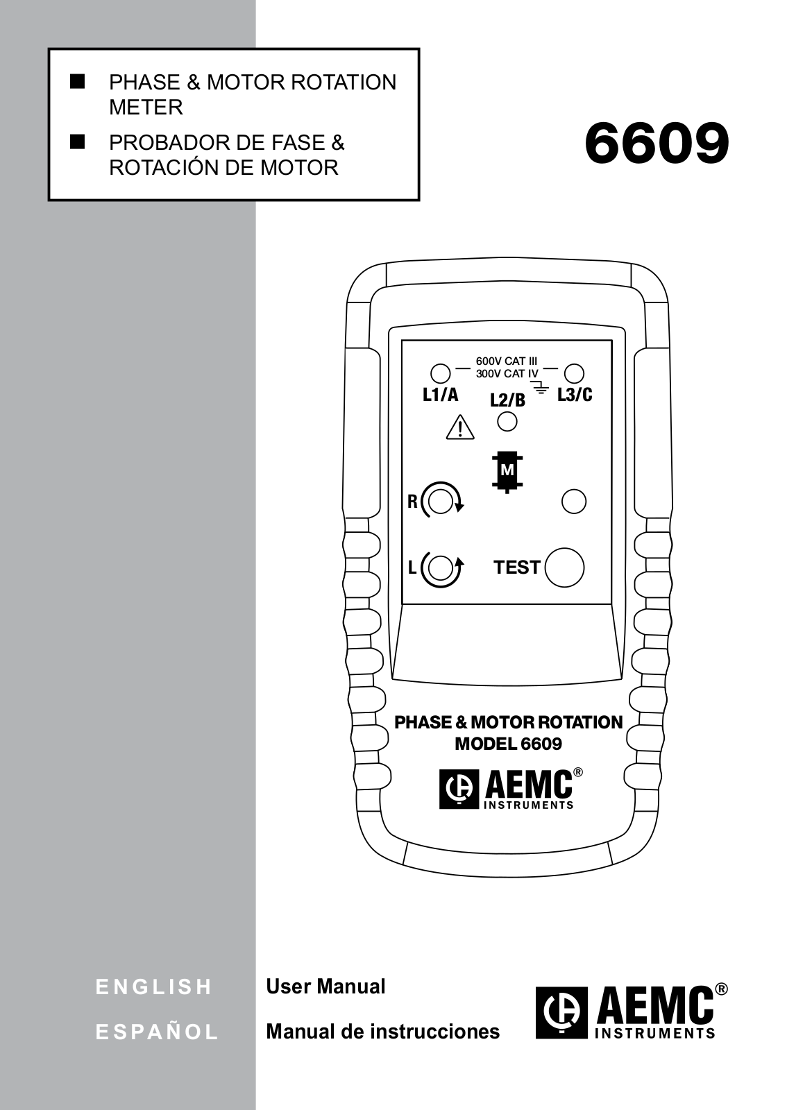 AEMC 6609 Operating Manual