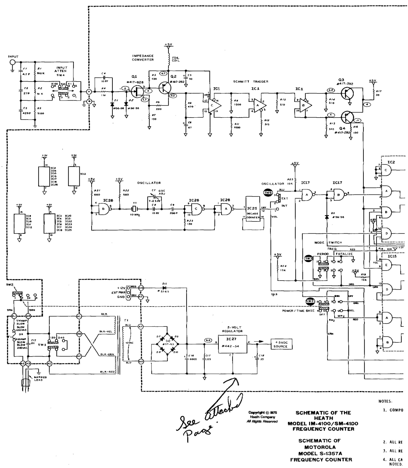 Heathkit IM-4100 Schematic