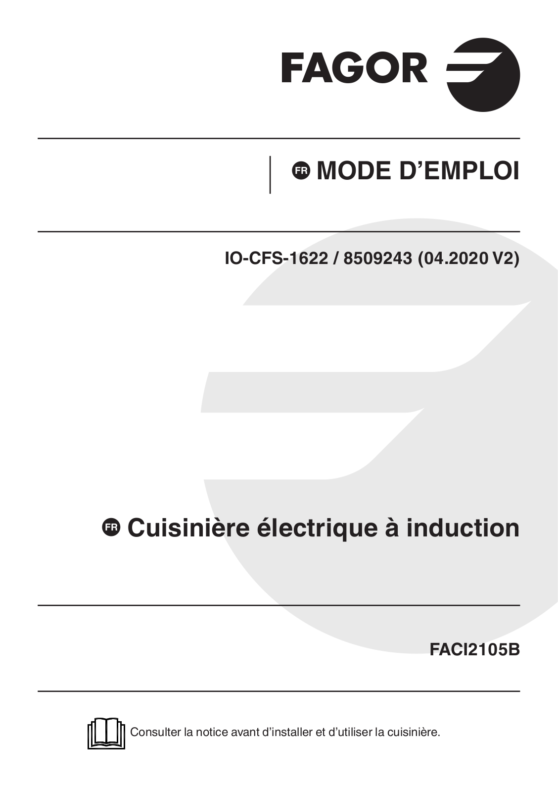 Fagor FACI2105B User Manual