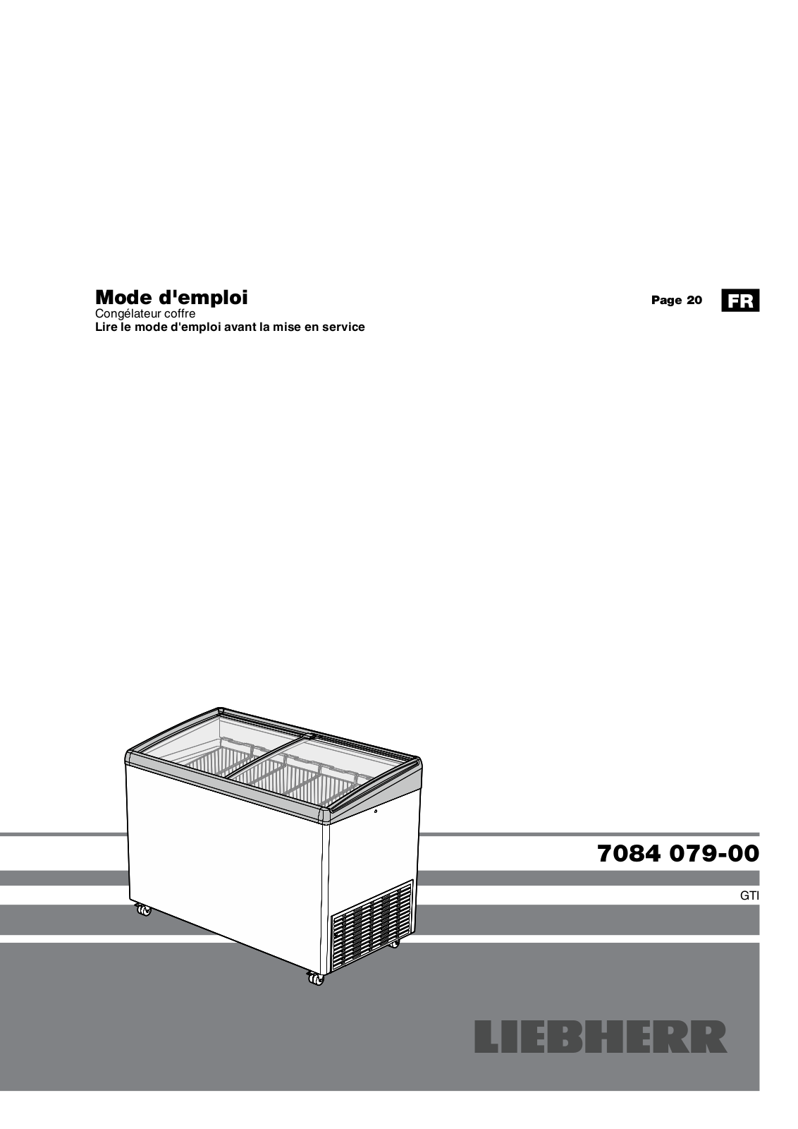 Liebherr GTI 2403, GTI 4303, GTI 1803, GTI 3703, GTI 3003 User Manual