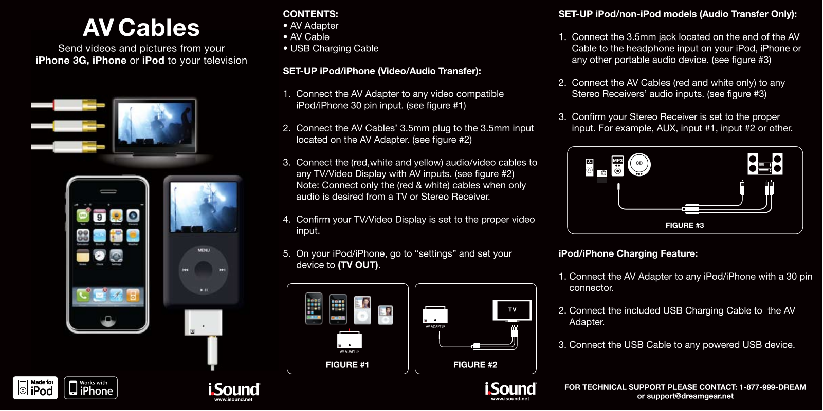 Isound AV CABLES User Manual