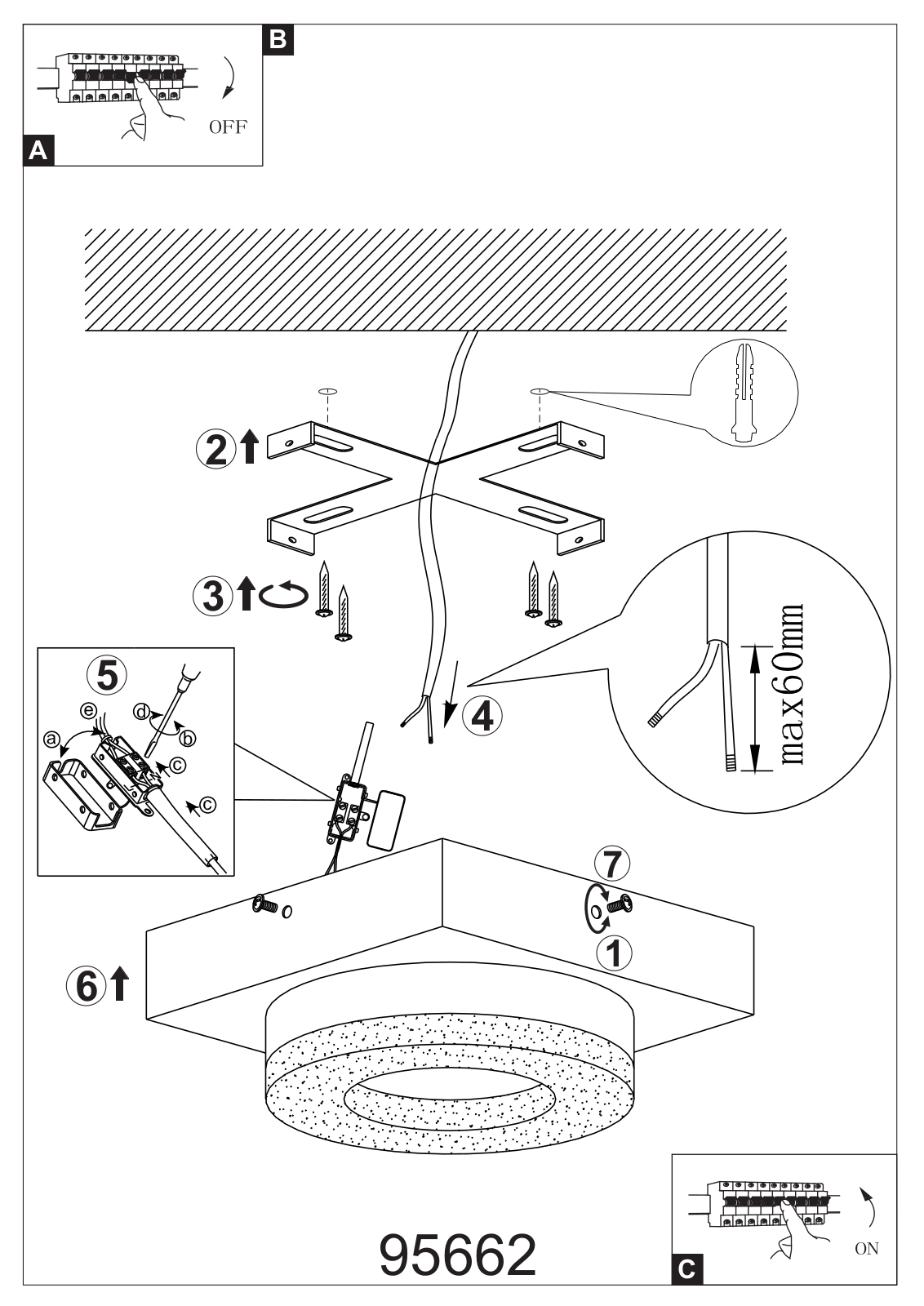 Eglo 95662 operation manual