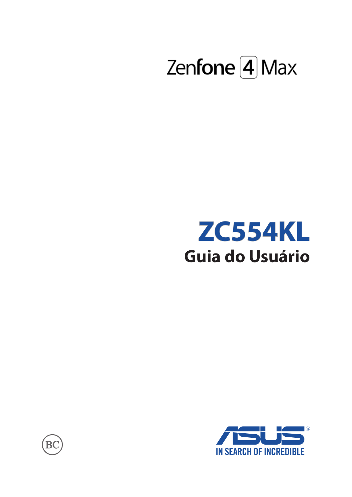 Asus ZC554KL E-Manual