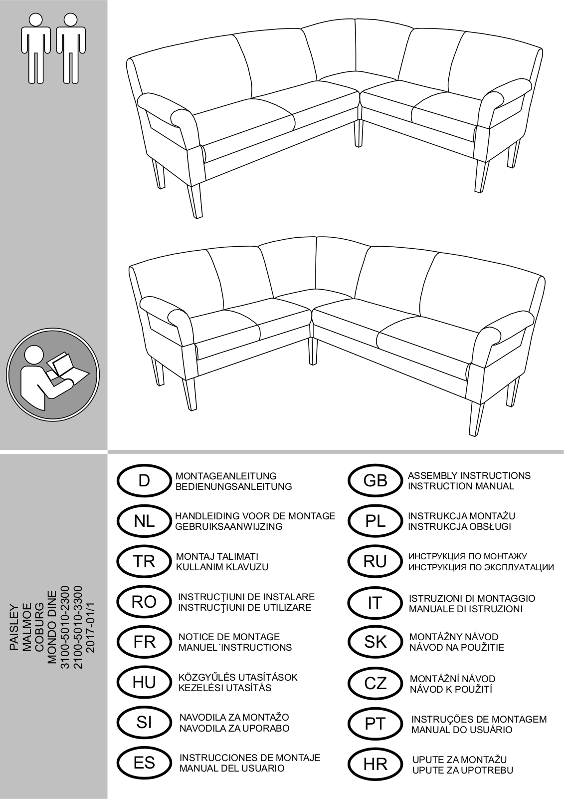 Home affaire Fehmarn Assembly instructions