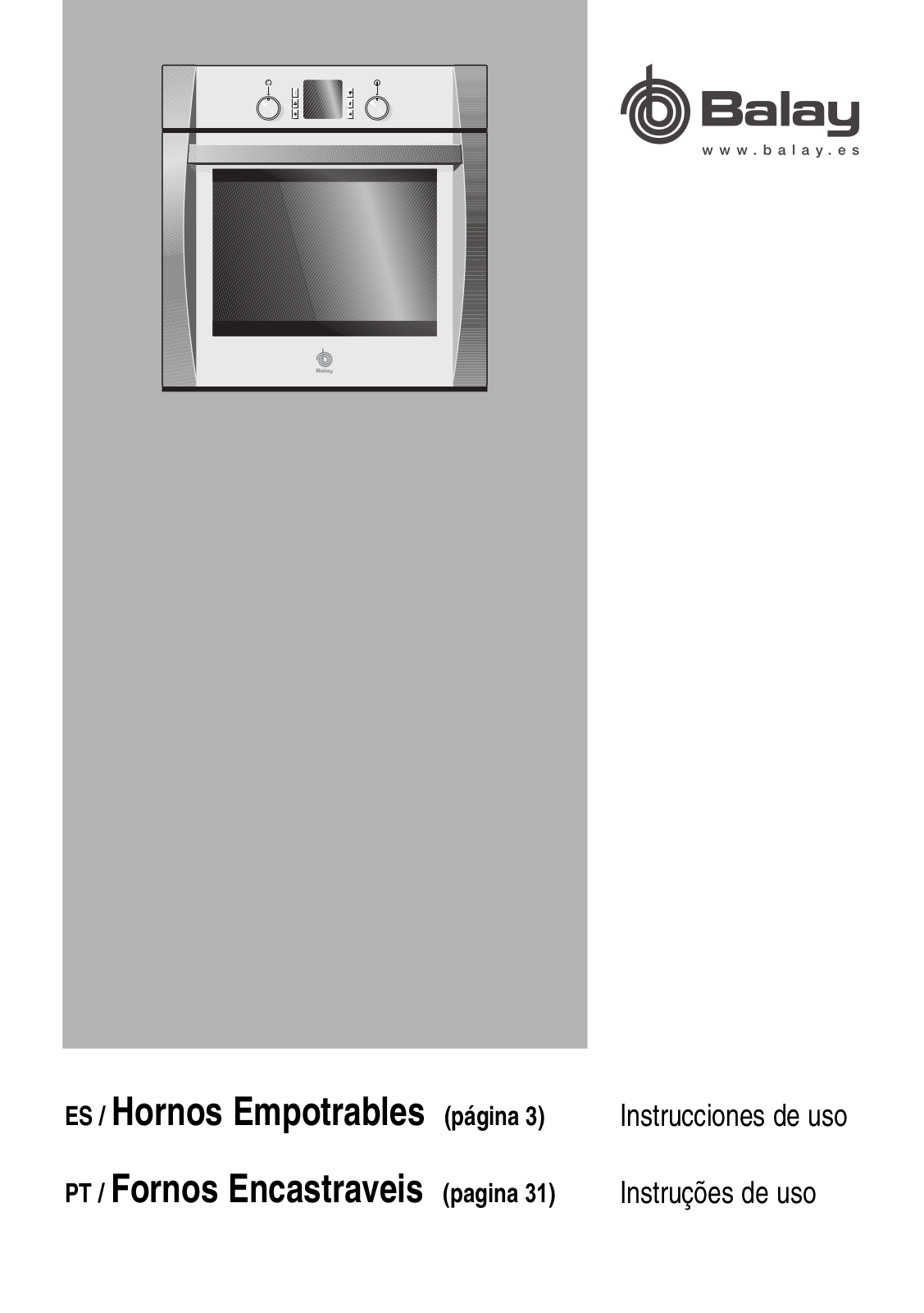 Balay 3HF518BP User Manual