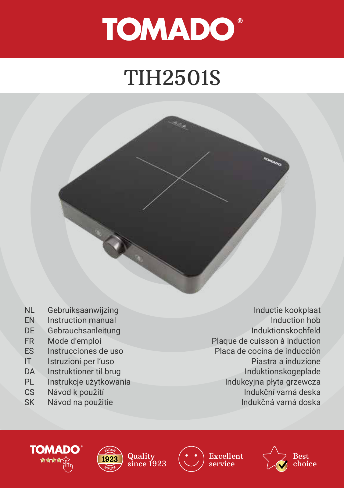 Tomado TIH2501S User guide - ManualMachine.com